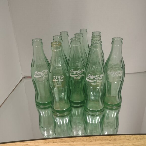 Vintage Green Glass Coca-Cola Coke bottle 6.5 FL oz - Picture 1 of 7